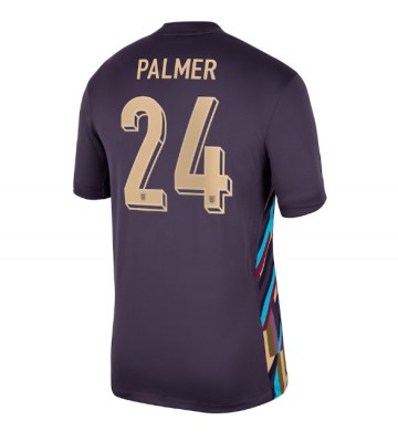 England Cole Palmer #24 Udebanetrøje EM 2024 Kort ærmer